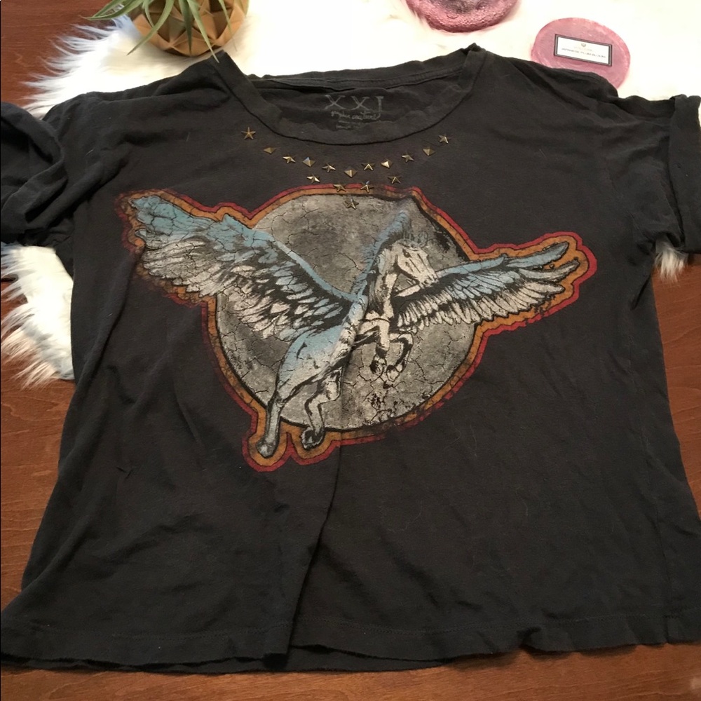 Studded Pegasus tee Forever 21